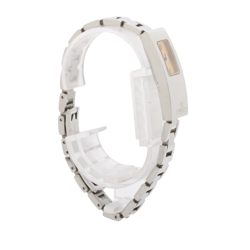 Fendi Silver Rectangular Watch - image 3
